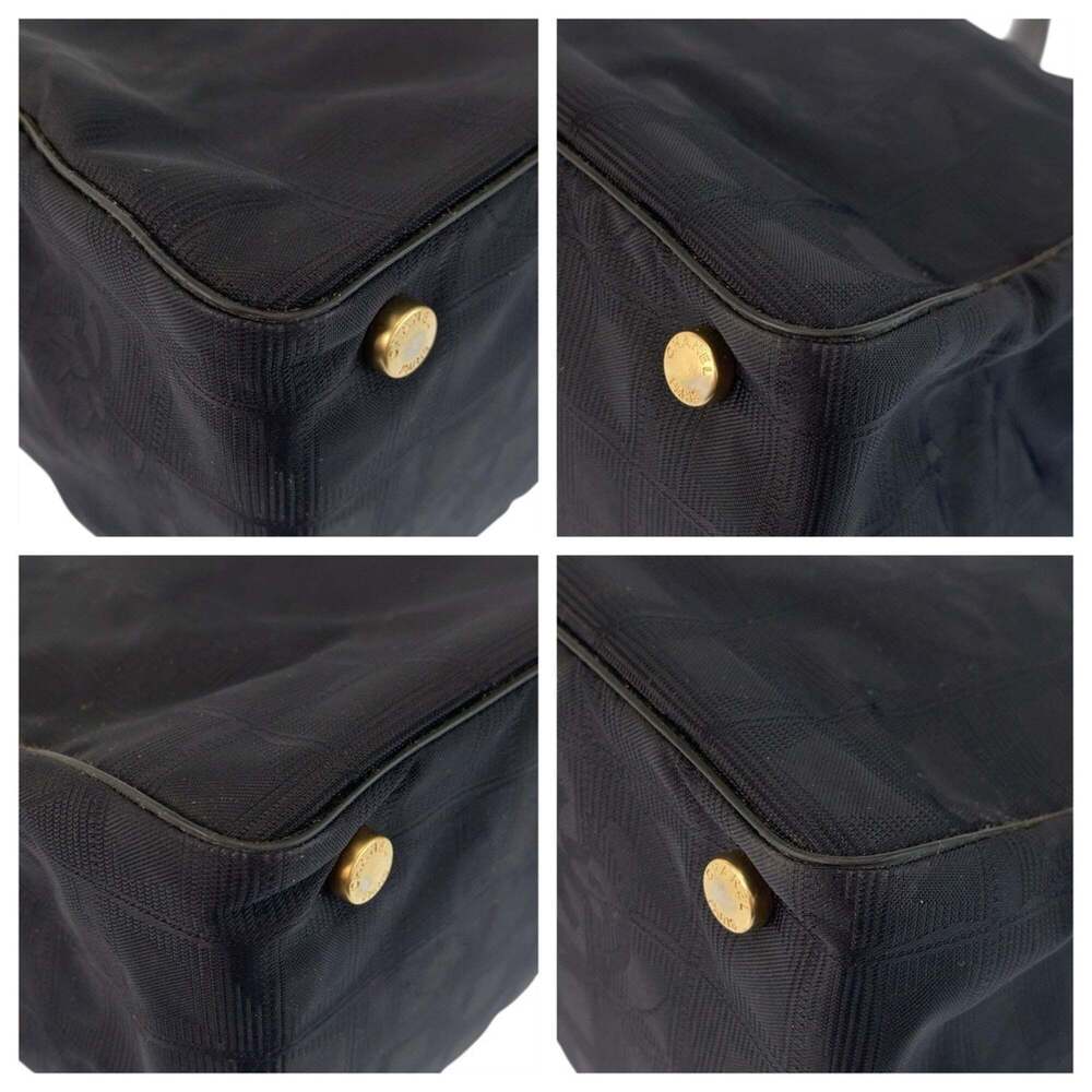 CHANEL Black Leather Logo Shoulder Bag - Picture 3 of 10